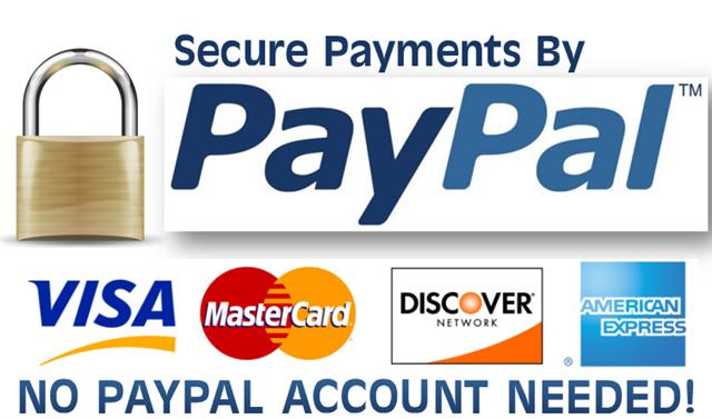 Secure Payment Processing via Paypal®